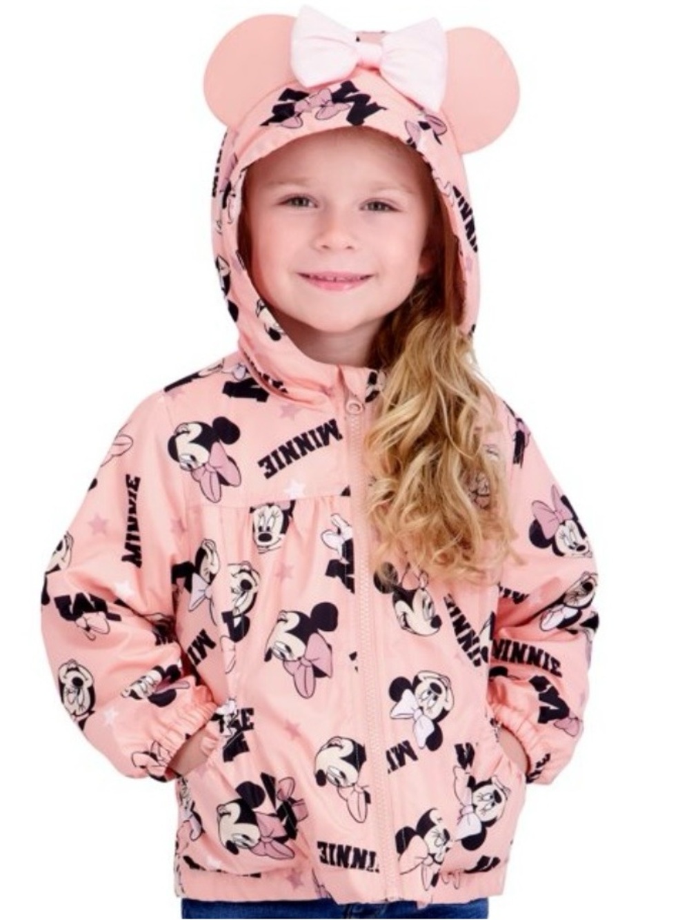 BRAND NEW Minnie Mouse Hooded Jacket w/Ears  Size 12 Months